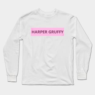 Harper Gruffy (Pink name) Long Sleeve T-Shirt